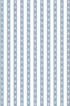 Tissu Coton Au Mètre Rayures Bleu Et Blanc