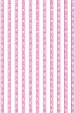 Tissu Coton Au Mètre Rayures Rose Et Blanc