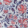 Tissu Indienne Au Mètre Fond Bleu Ciel N°12