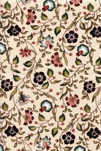 Tissu Indienne Au Mètre Fond écru N°25 1 Tissu Indienne Au Mètre Fond écru N°25