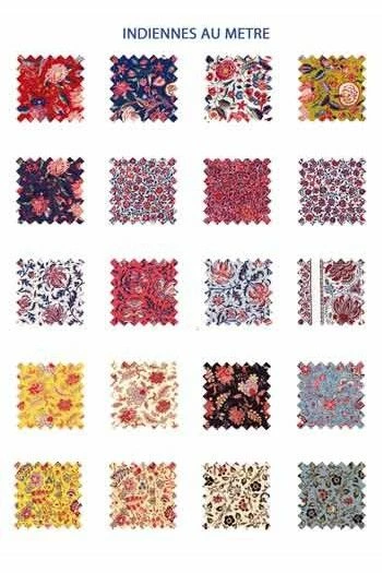 Tissu Indienne Au Mètre Fond écru N°36 3 Tissu Indienne Au Mètre Fond écru N°36 – Image 3