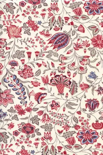 Tissu Indienne Au Mètre Fond écru N°36 1 Tissu Indienne Au Mètre Fond écru N°36