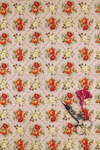 Tissu Indienne Au Mètre Fond Mauve N°73 2 Tissu Indienne Au Mètre Fond Mauve N°73 – Image 2