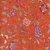Tissu Indienne Au Mètre Fond Orange N°35
