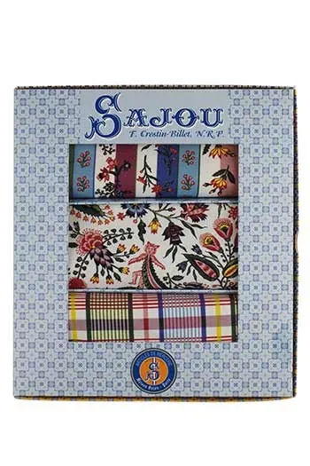 Tissus Coton Coquecigrues 3 Coupons Boîte Cadeau 1 Tissus Coton Coquecigrues 3 Coupons Boîte Cadeau