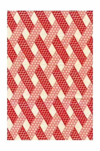 Tissus Coton Damas Rouge Et Fils Boîte Cadeau 3 Tissus Coton Damas Rouge Et Fils Boîte Cadeau – Image 3