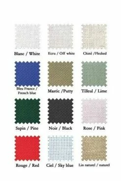 Toile Aïda Coton 5,5 Pts Coupon Mastic -artisanat Soldes Magasin toile aida coton 55 pts coupon mastic 2