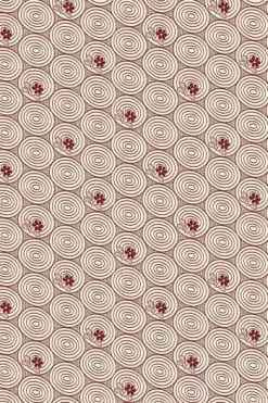 Toile Cirée Bordeaux Et écru - Coupon