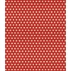 Toile Cirée Damas Pois Rouges - Coupon