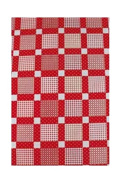 Toile Cirée Façon Patchwork - Coupon