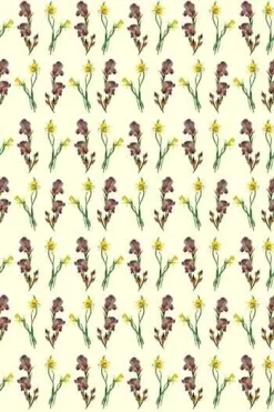 Toile Cirée Iris Et Narcisses - Coupon