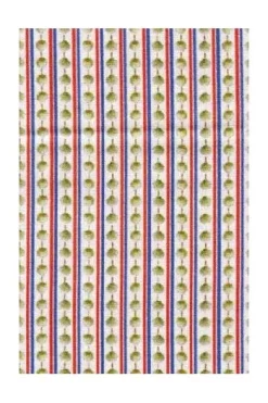 Toile Cirée Rayures Bleu Blanc Rouge - Coupon