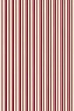 Toile Cirée Rayures Bordeaux - Coupon