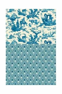 Toile De Jouy Au Mètre Plaisirs Campagne Bleu 1 5 Toile De Jouy Au Mètre Plaisirs Campagne Bleu 1 -artisanat Soldes Magasin toile de jouy au metre plaisirs campagne bleu 1 1