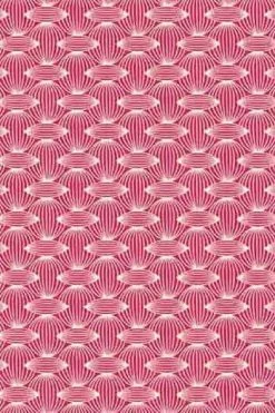 Toile De Jouy Au Mètre Plaisirs Campagne Rose 2