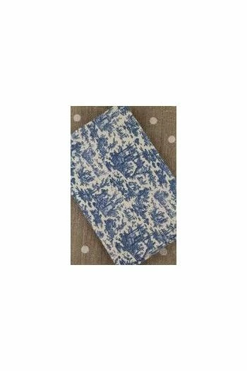 Toile De Jouy Bleu Ciel Au Mètre Motif Miniature 5 Toile De Jouy Bleu Ciel Au Mètre Motif Miniature – Image 5