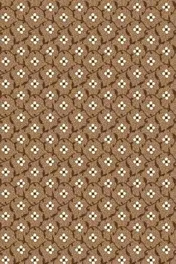 Toile De Jouy Marron Au Mètre Abreuvoir 2 Toile De Jouy Marron Au Mètre Abreuvoir – Image 2