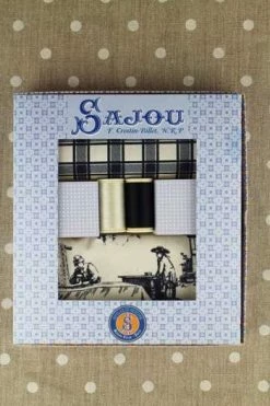 Toiles De Jouy Noire-ecrue 3 Coupons Boîte Cadeau -artisanat Soldes Magasin toiles de jouy noire ecrue 3 coupons boite cadeau 3