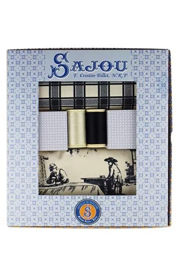 Toiles De Jouy Noire Et Fils Boîte Cadeau 1 Toiles De Jouy Noire Et Fils Boîte Cadeau