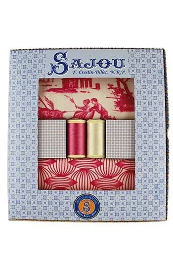 Toiles De Jouy Rose Et Fils Boîte Cadeau 1 Toiles De Jouy Rose Et Fils Boîte Cadeau