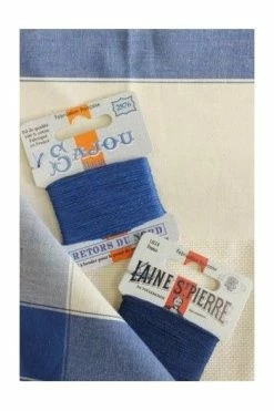 Torchon à Broder Coton Centre Toile Aïda - Bleu 8 Torchon à Broder Coton Centre Toile Aïda - Bleu -artisanat Soldes Magasin torchon a broder coton centre toile aida bleu 1