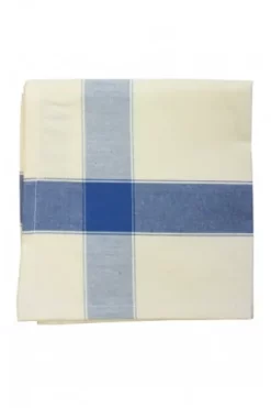 Torchon à Broder Coton Centre Toile Aïda - Bleu