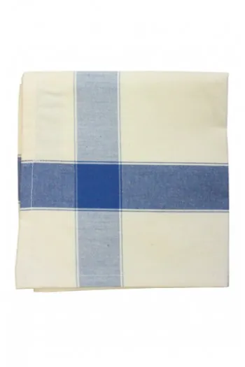 Torchon à Broder Coton Centre Toile Aïda - Bleu 1 Torchon à Broder Coton Centre Toile Aïda - Bleu