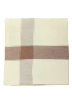 Torchon à Broder Coton Centre Toile Aïda - Marron