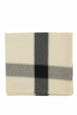 Torchon à Broder Coton Centre Toile Aïda - Noir