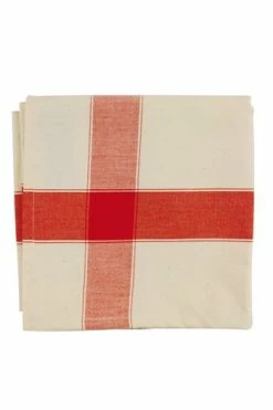 Torchon à Broder Coton Centre Toile Aïda - Orange