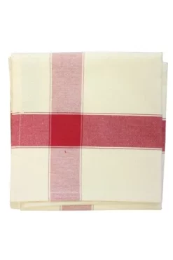 Torchon à Broder Coton Centre Toile Aïda - Rouge