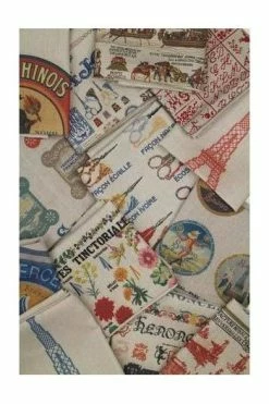 Torchon Lin Rustique Bande Bleu Blanc Rouge 10 Torchon Lin Rustique Bande Bleu Blanc Rouge -artisanat Soldes Magasin torchon lin rustique bande bleu blanc rouge 3