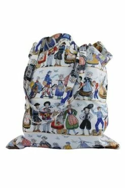 Tote Bag Tissu Farandole Bretonne