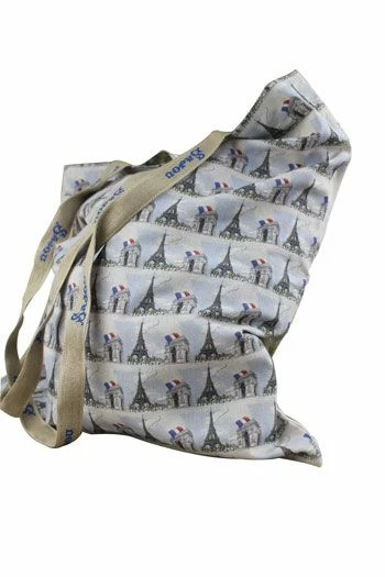 Tote Bag Tissus Paris Et Tour Eiffel 2 Tote Bag Tissus Paris Et Tour Eiffel – Image 2
