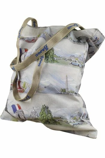 Tote Bag Tissus Paris Et Tour Eiffel 1 Tote Bag Tissus Paris Et Tour Eiffel