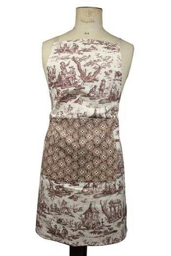 Tote Bag Toile De Jouy Abreuvoir Marron 4 Tote Bag Toile De Jouy Abreuvoir Marron – Image 4