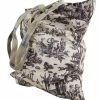 Tote Bag Toile De Jouy Offrande Amour Gris