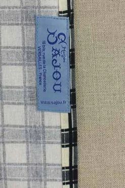 Tote Bag Toile De Jouy Travaux Noir -artisanat Soldes Magasin tote bag toile de jouy travaux noir 3