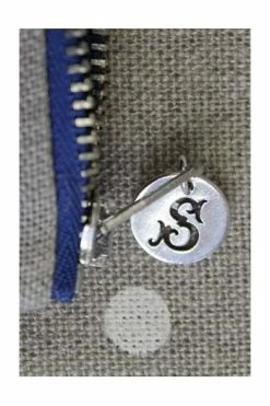 Trousse Lin Carreaux Naturel/bleu 7 Trousse Lin Carreaux Naturel/bleu -artisanat Soldes Magasin trousse lin carreaux naturel bleu 2