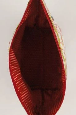 Trousse Toile Cirée Farandole Alsacienne -artisanat Soldes Magasin trousse toile ciree farandole alsacienne 1