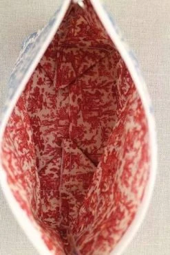 Trousse Toile Cirée Offrande Miniature Bleue -artisanat Soldes Magasin trousse toile ciree offrande miniature bleue 2