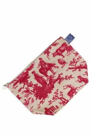 Trousse Toile Cirée Plaisirs Rose 1 Trousse Toile Cirée Plaisirs Rose